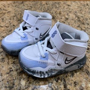 Nike Kyrie Infinity Toddler Shoes - White/Light Marine/Blue/Iron Grey - Size 3C